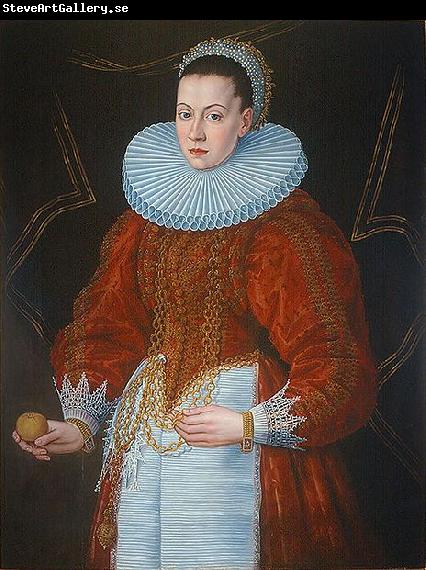 Anton Moller Portrait of a Gdaesk female patrician